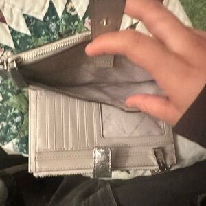 Michael Kors Gray Wallet Structured Design
